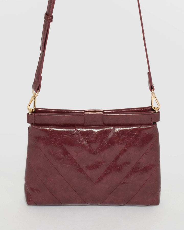 Berry Airlea Quilt Bag | Clutch Bags