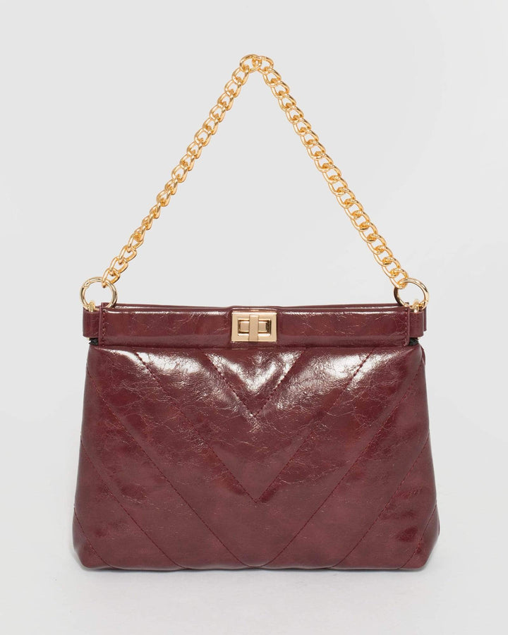 Berry Airlea Quilt Bag | Clutch Bags