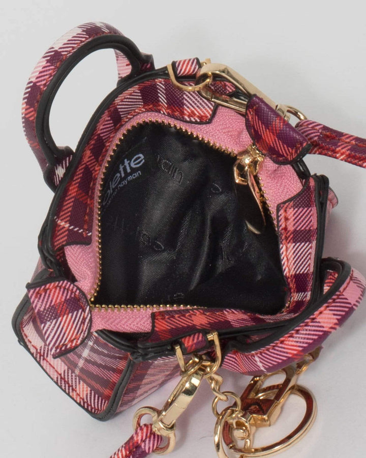 Berry Check Claire Mini Bag | Mini Bags
