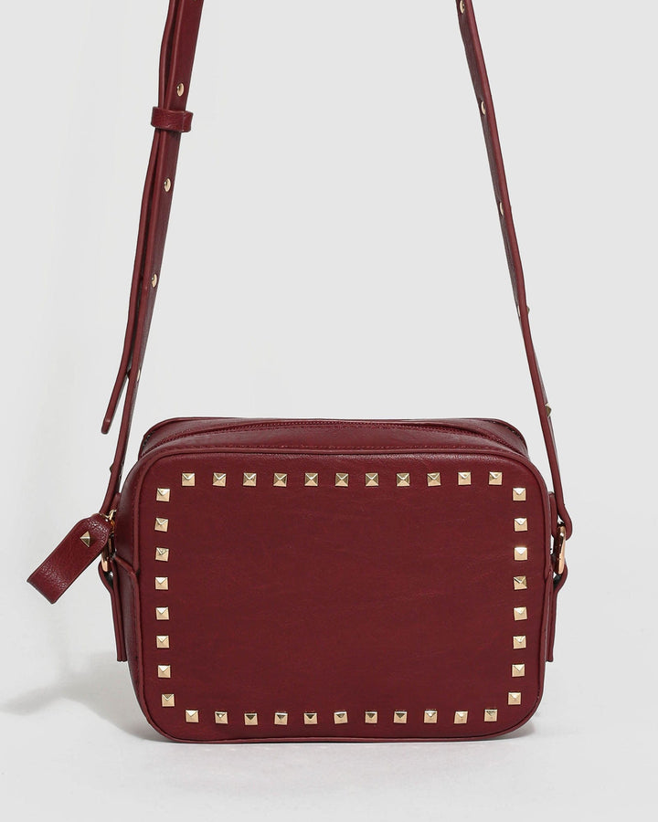 Berry Chloe Stud Crossbody Bag | Crossbody Bags