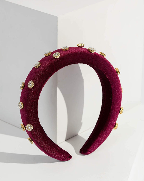 Colette by Colette Hayman Berry Embellished Headband Hair