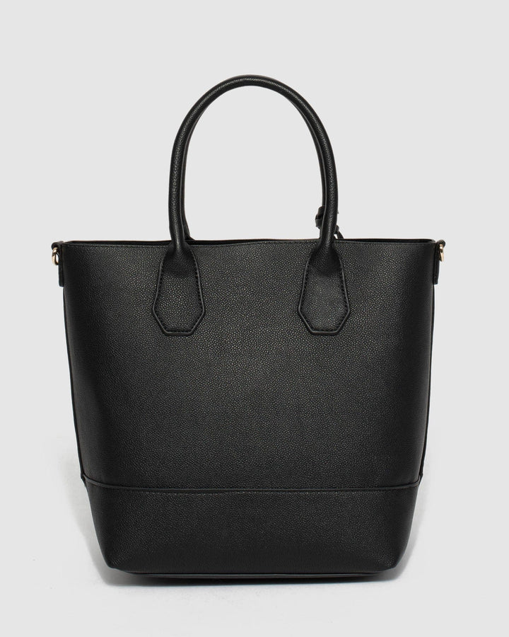 Black Achala Tassel Tote Bag | Tote Bags