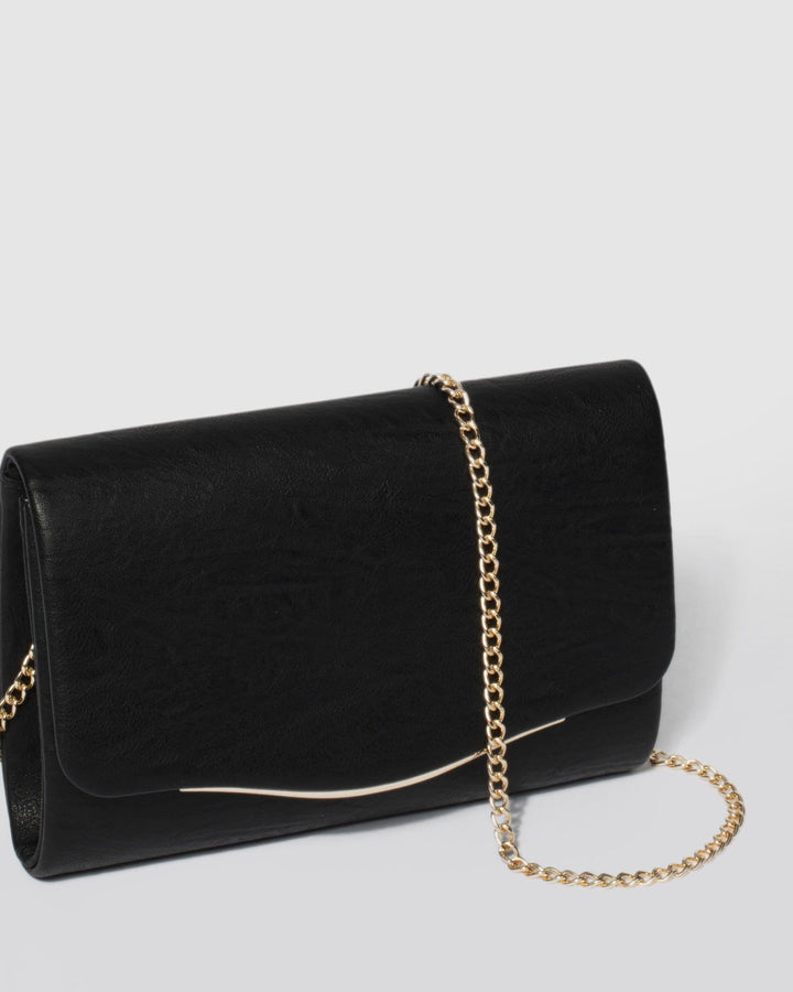 Black Adele Evening Clutch Bag | Clutch Bags