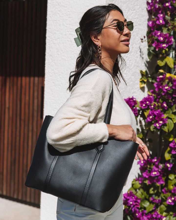 Black Alexa Soft Tote Bag | Tote Bags