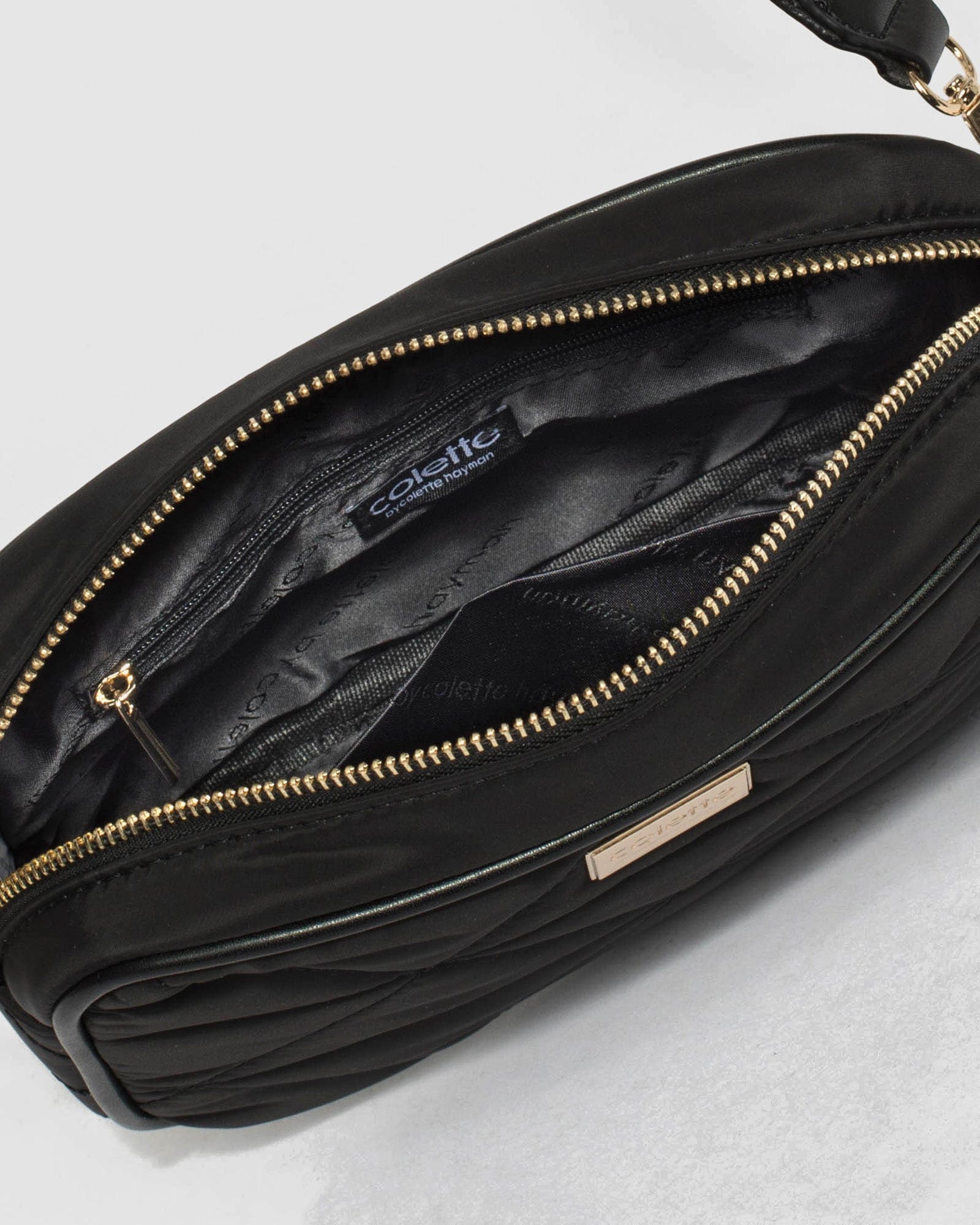 Black Alison Sport Crossbody Bag colette by colette hayman