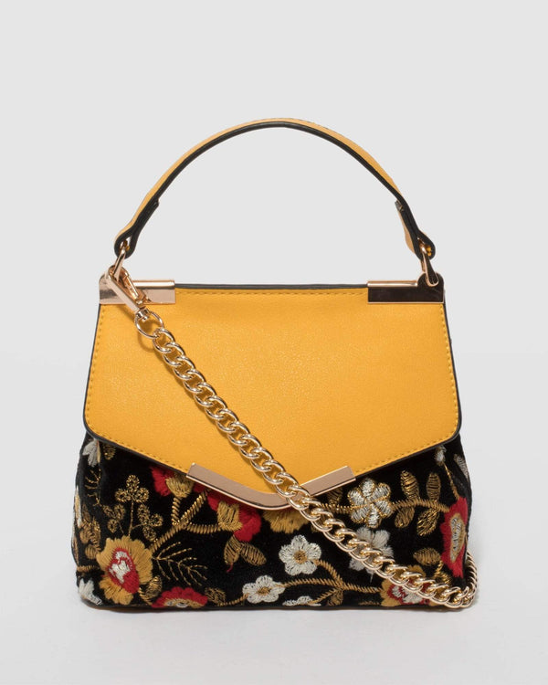 Black and Yellow Zariah Mini Bag | Mini Bags