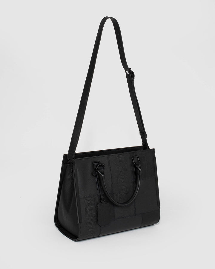 Black Andrea Large Tote Bag | Tote Bags