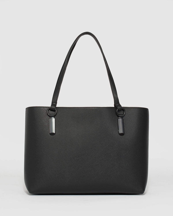 Black Angelina Tote Bag | Tote Bags