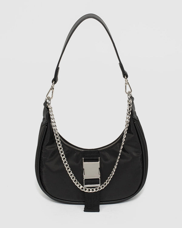 Black Ariarne Chain Shoulder Bag | Shoulder Bags