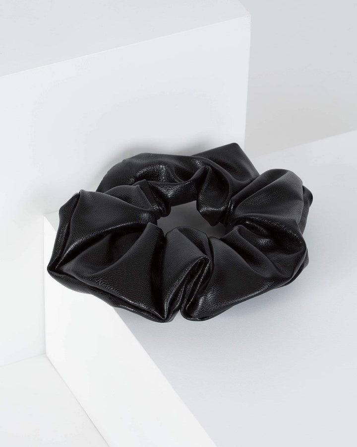 Black Bold Scrunchie | Accessories