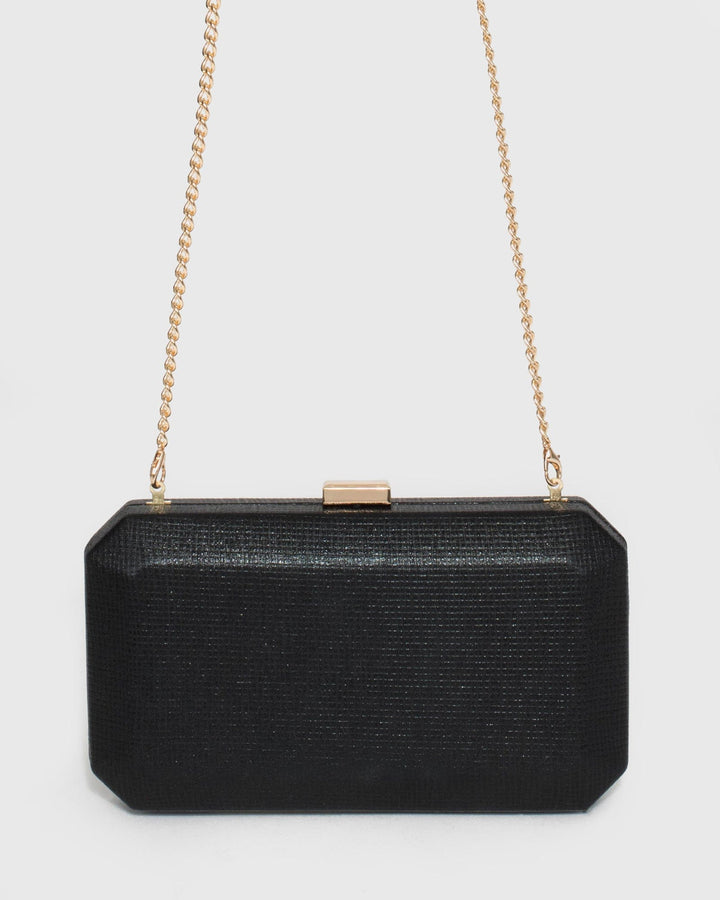 Black Bonita Hardcase Clutch Bag | Clutch Bags