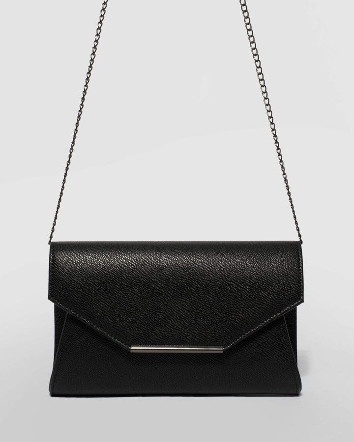 Black Brianna Eve Clutch Bag | Clutch Bags