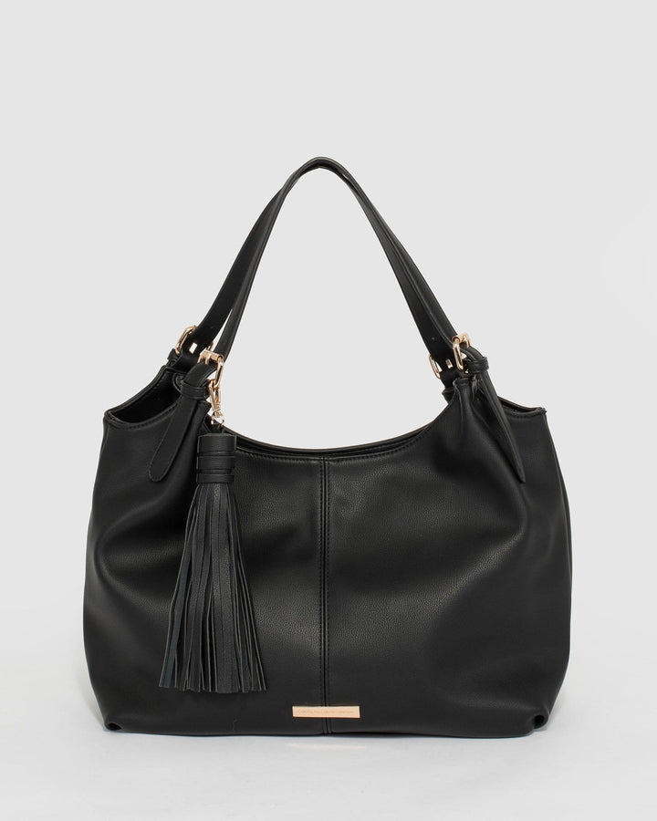 Black Casey Slouch Tote Bag | Tote Bags