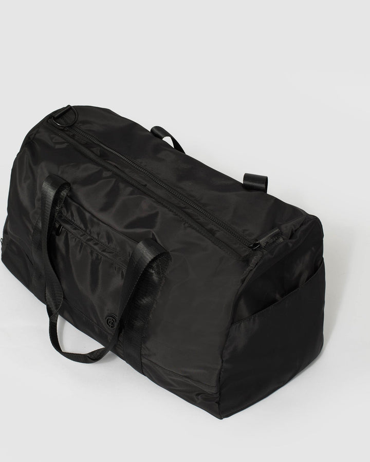 Black Charlotte Gym Bag | Weekender Bags