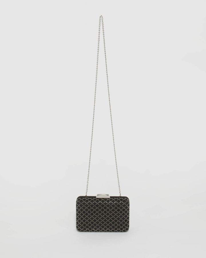 Black Coco Hardcase Clutch Bag | Clutch Bags