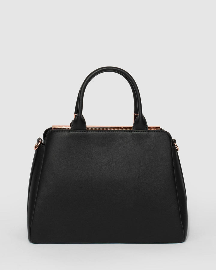 Black Connie Medium Tote Bag | Tote Bags