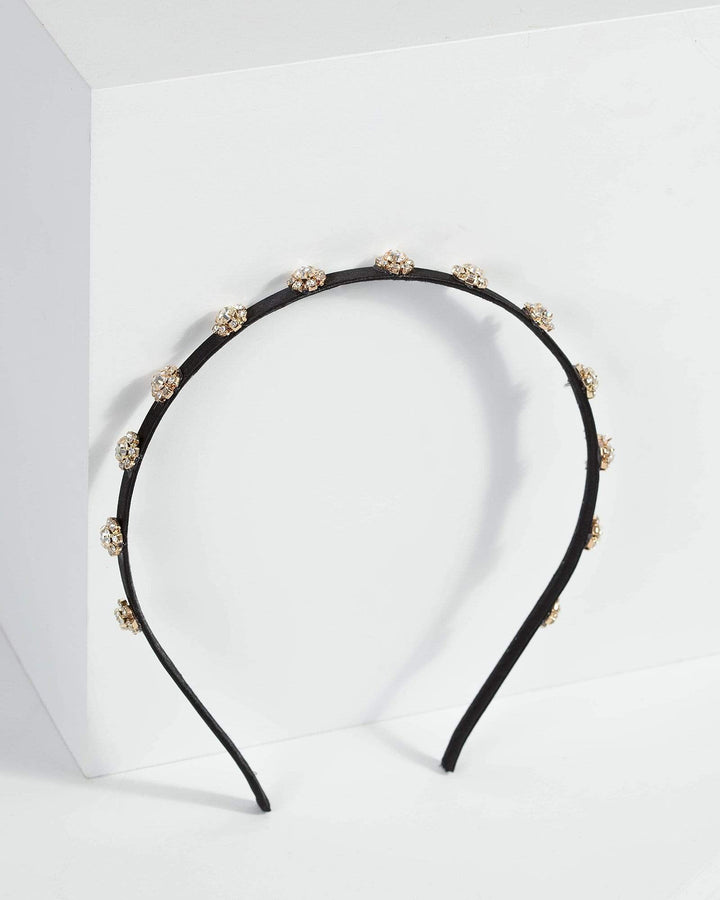 Black Crystal Headband | Accessories