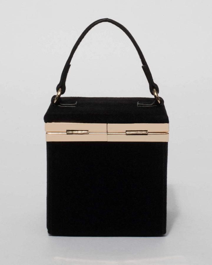 Black Cube Clutch Bag | Clutch Bags