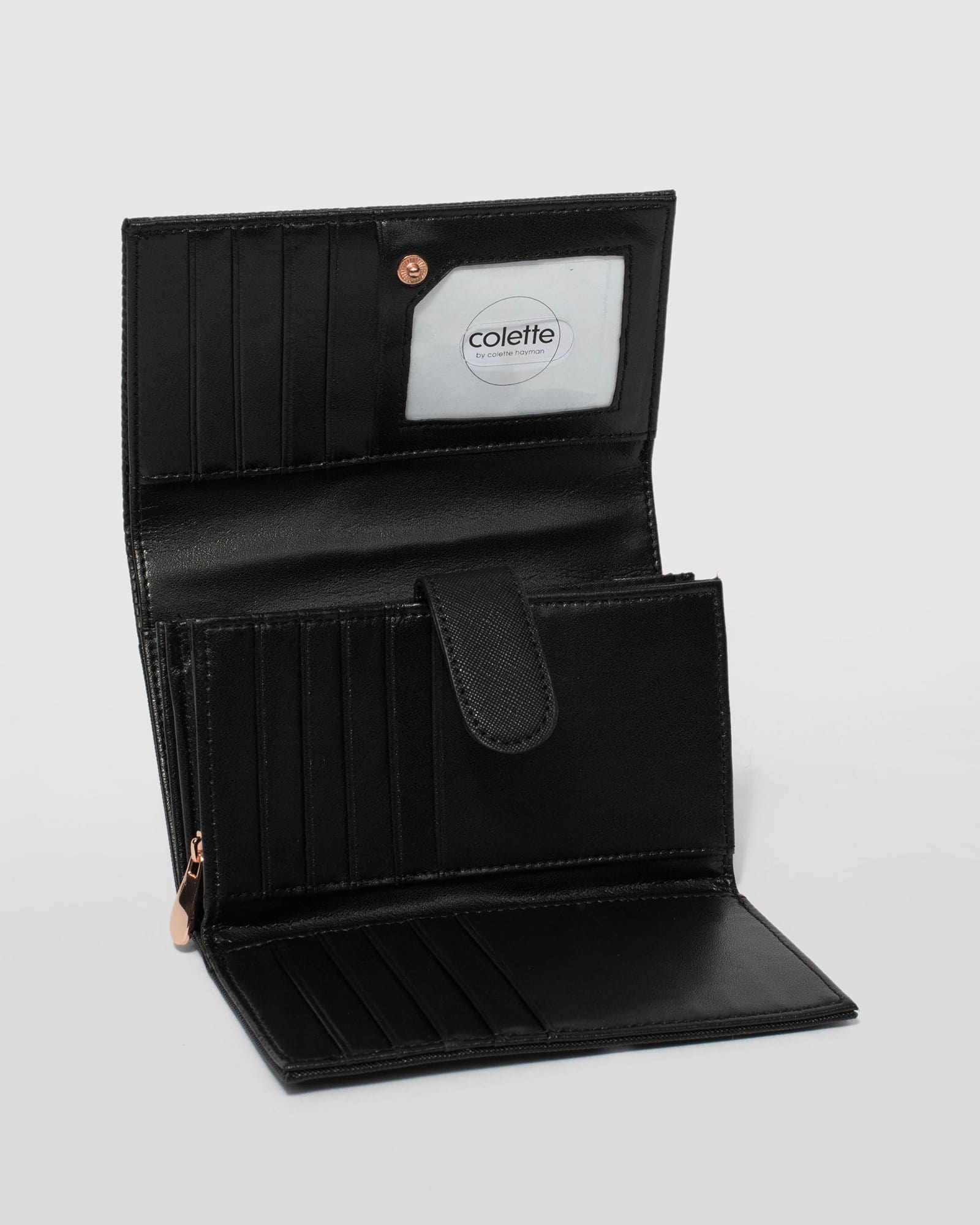 Black Dana Multi Pocket Wallet – colette by colette hayman
