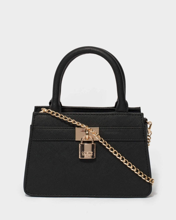 Black Danica Lock Mini Bag | Mini Bags