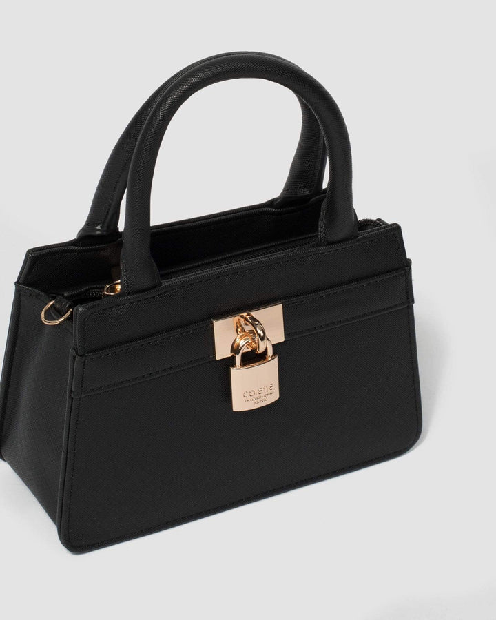Black Danica Lock Mini Bag | Mini Bags