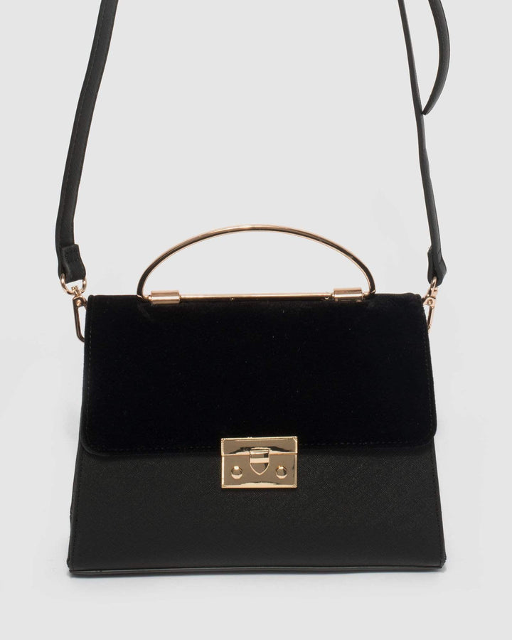 Black Davina Crossbody Bag | Mini Bags