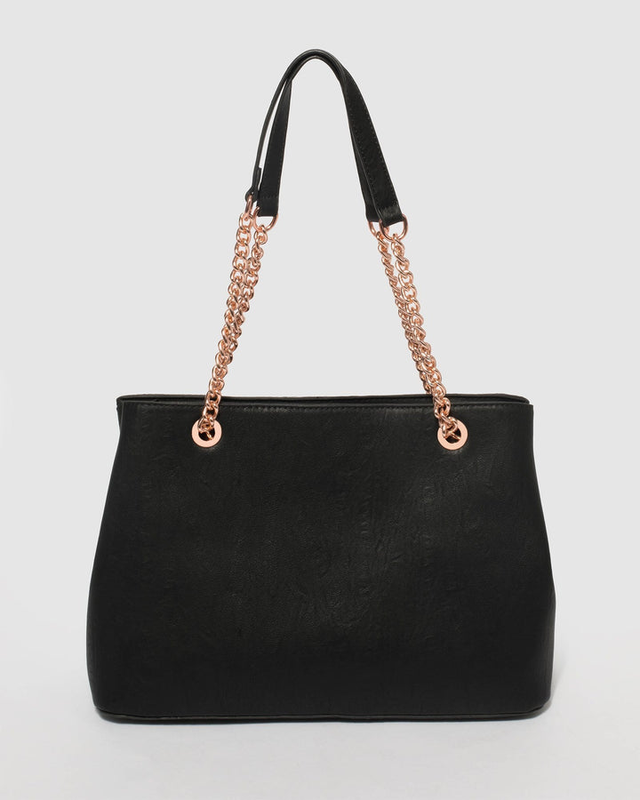Black Desiree Tote Bag | Tote Bags