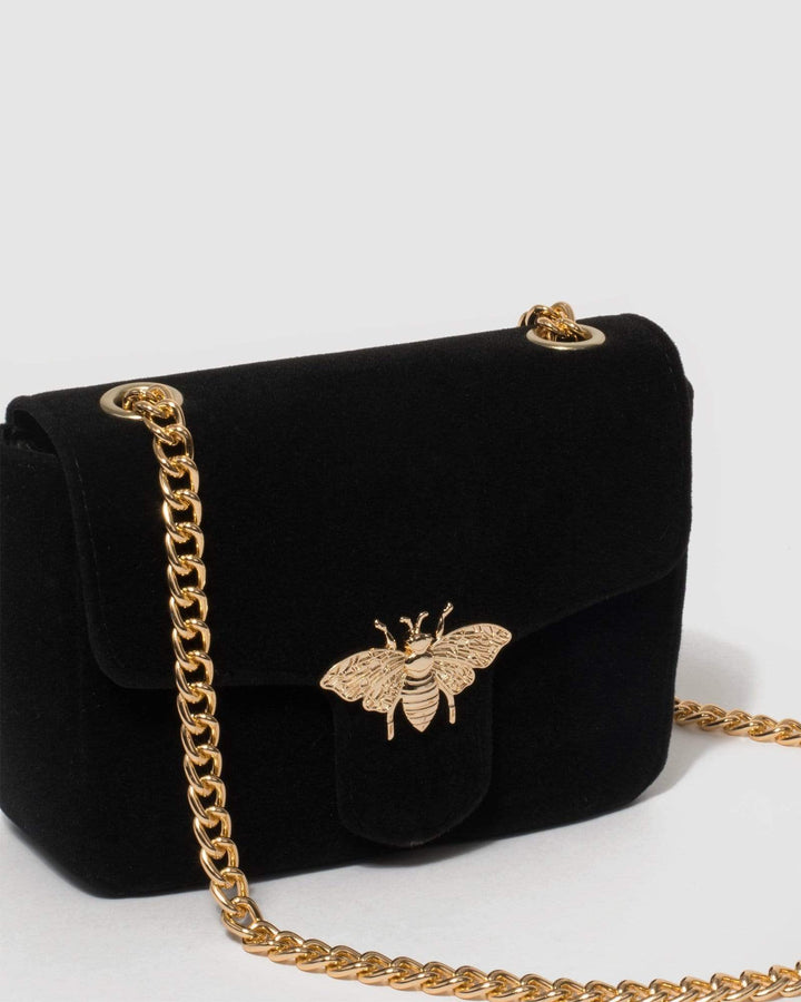 Black Diana Bug Crossbody Bag | Crossbody Bags