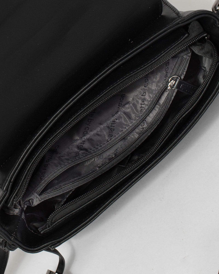 Black Dianna Cross Body Bag | Crossbody Bags