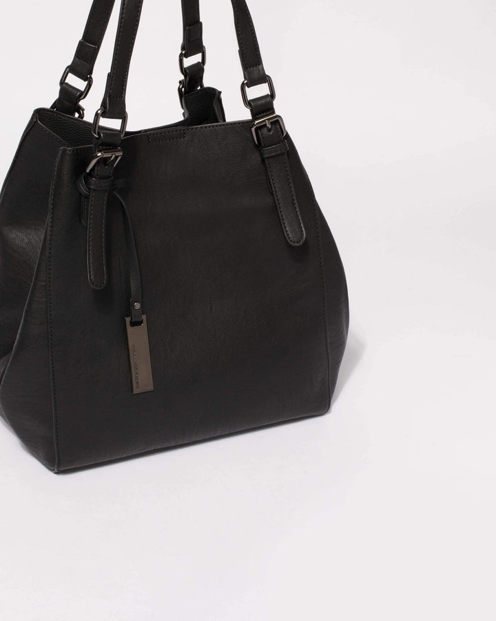 Black Donna Slouch Tote Bag | Slouch Bags