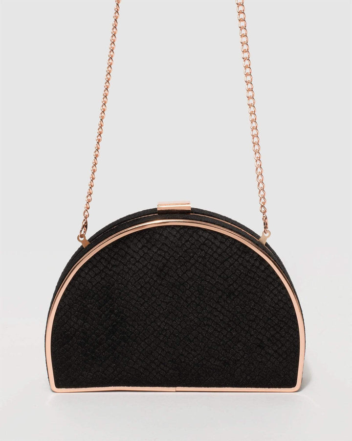 Black Elena Bead Clutch Bag | Clutch Bags