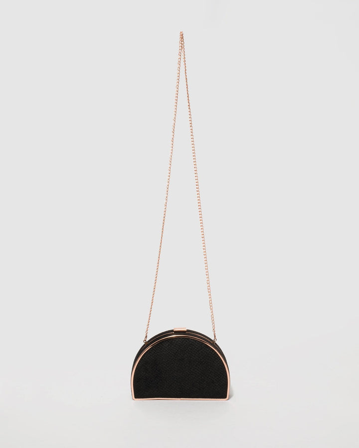 Black Elena Bead Clutch Bag | Clutch Bags