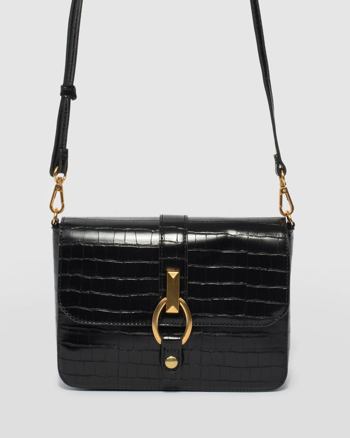 Black Elissa Crossbody Bag | Crossbody Bags