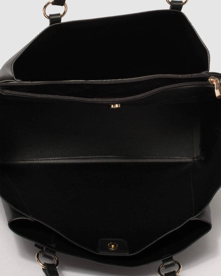 Black Eliza Large Tote Bag | Tote Bags