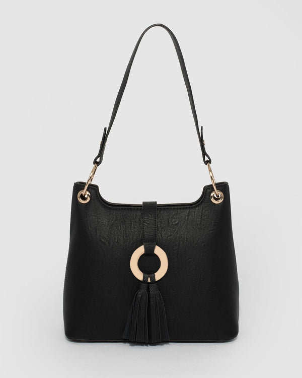 Black Eliza Ring Bag | Slouch Bags