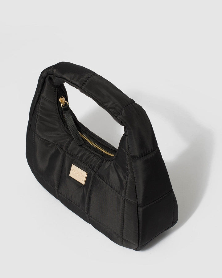 Colette by Colette Hayman Black Ellyse Nylon Khaki Shoulder Bag