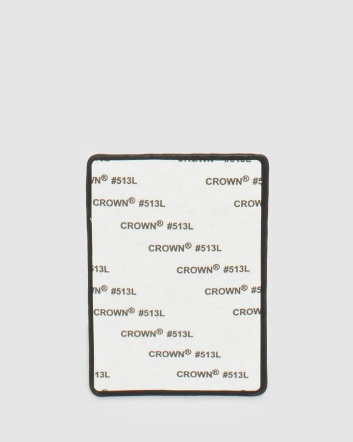 Colette by Colette Hayman Black Embossed Hayman Phone Card Holder
