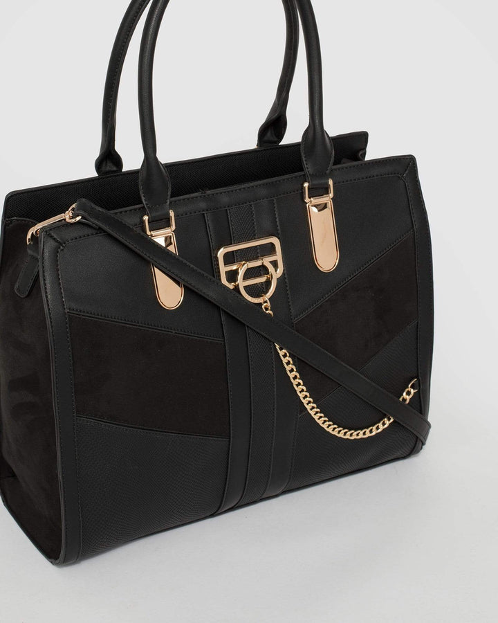 Black Emme Limited Edition Panel Tote Bag | Tote Bags