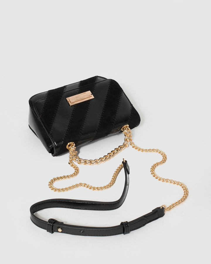 Black Esther Diag Crossbody Bag | Crossbody Bags