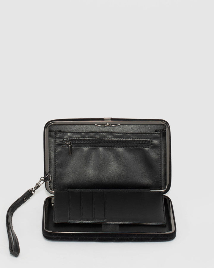 Black Eve Quilted Hardcase Wallet | Wallets