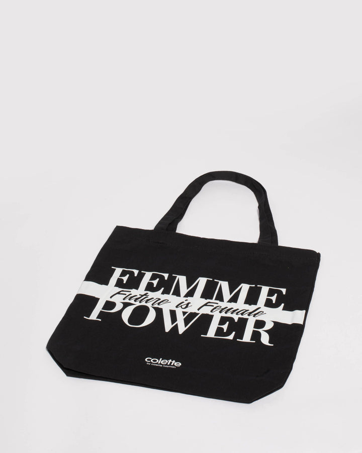 Colette by Colette Hayman Black Femme Power Tote Bag