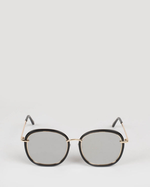Black Framed Acrylic Sunglasses | Sunglasses