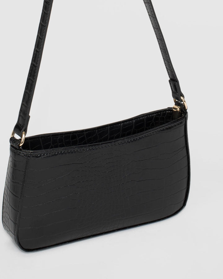 Black Frankie Shoulder Bag | Mini Bags