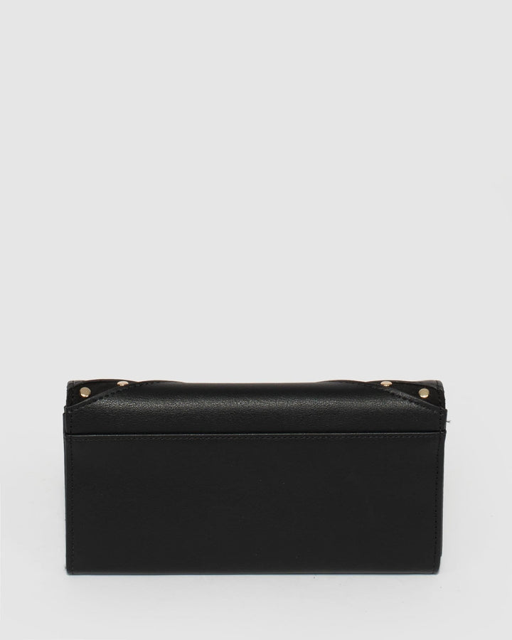 Black Gemma Stud Wallet | Wallets