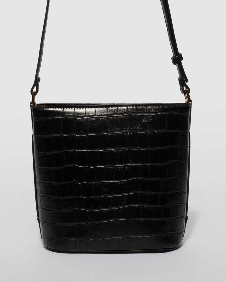 Black Gianna Bucket Bag | Bucket Bags