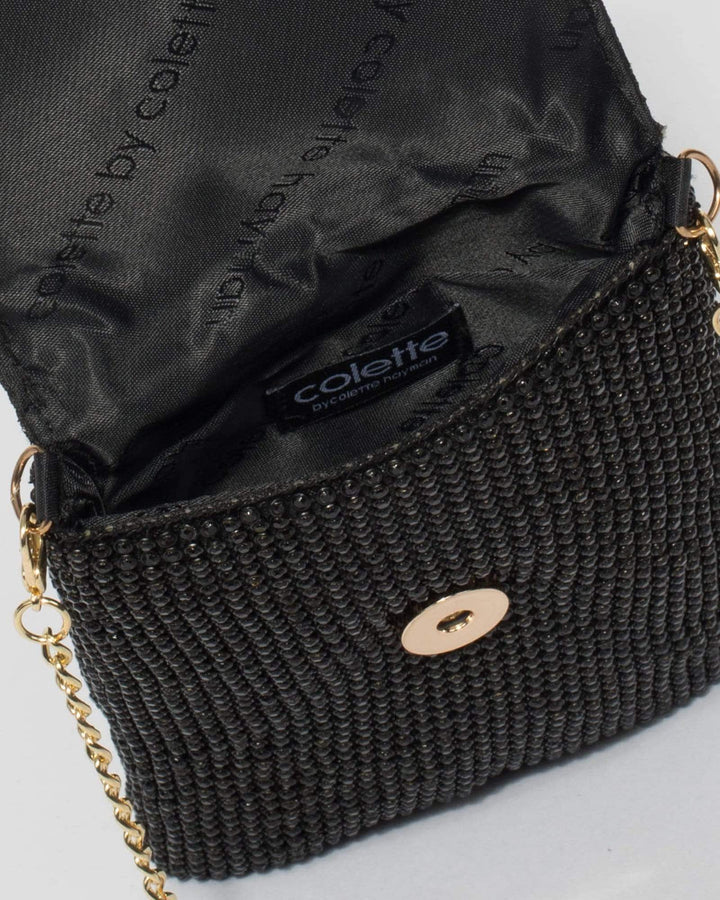 Black Giselle Mini Slip Bag | Mini Bags