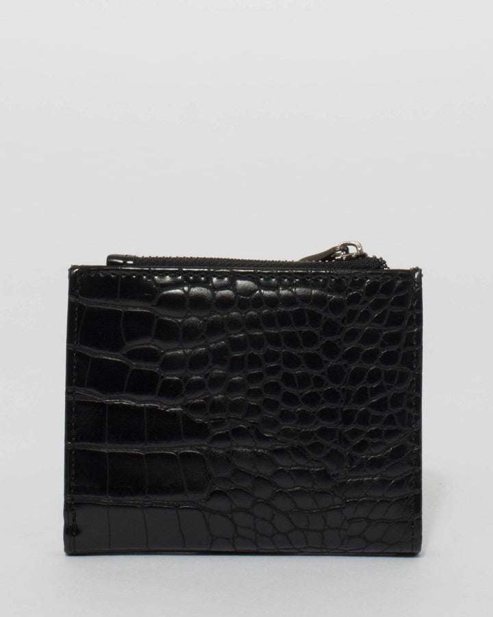 Black Han Mini Wallet with Gunmetal Hardware | Wallets