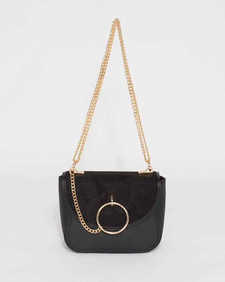 Black Hannah Chain Crossbody Bag Bag | Crossbody Bags