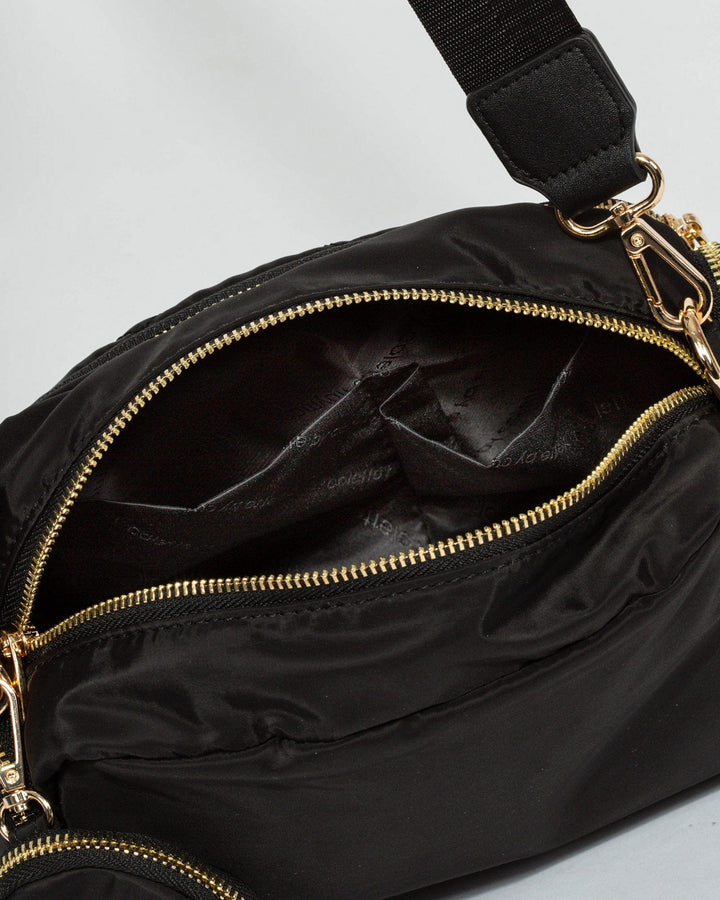 Black Harper Nylon Crossbody Bag | Crossbody Bags