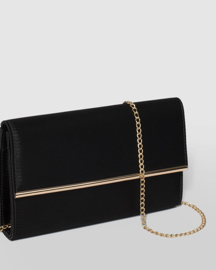 Black Harriet Clutch Bag | Clutch Bags
